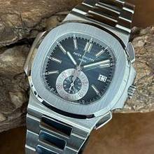 Thumbnail von Patek Philippe Nautilus Chronograph - Ref. 5980/1 - FULL SET 2012 LC100 </h1>