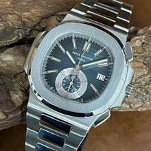 Thumbnail von Patek Philippe Nautilus Chronograph - Ref. 5980/1 - FULL SET 2012 LC100 </h1>