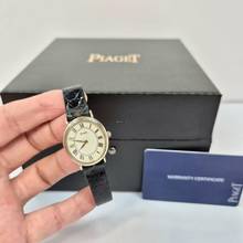 Thumbnail von Piaget Petit Ovale Ouro Branco Corda 24mm Completo
