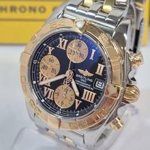 Thumbnail von Breitling Chrono Cockpit Chronograph ouro & Aço 39mm Automático Completo