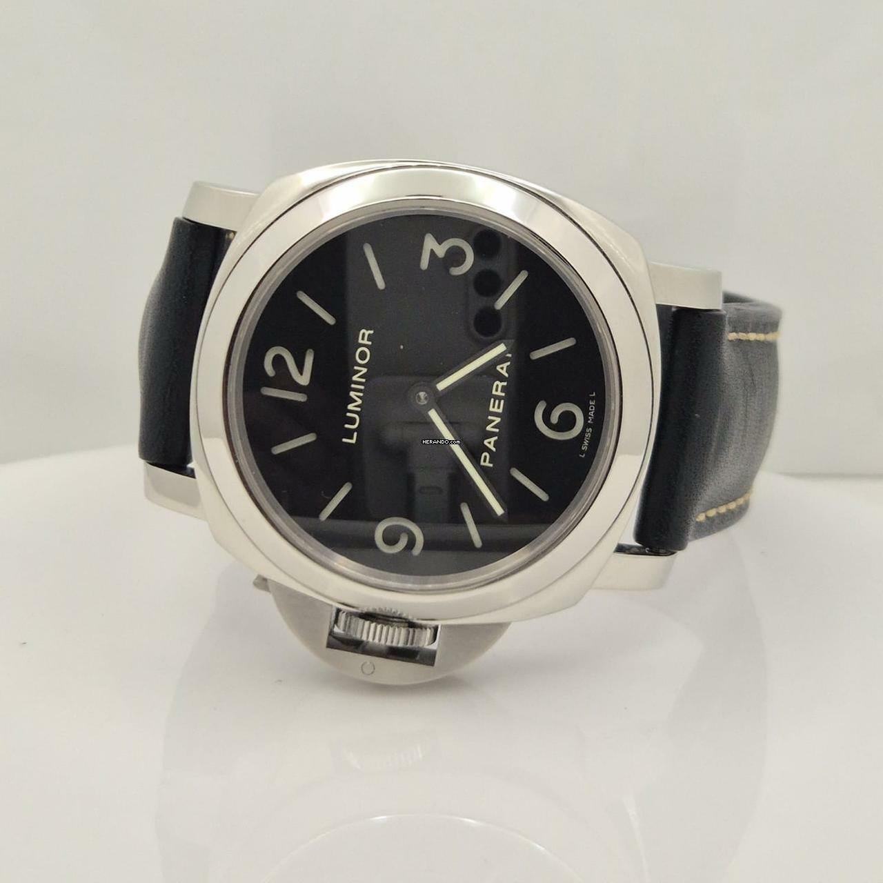 Thumbnail von Panerai Luminor Base Left-Hand Sandwich Dial 44mm Corda Completo