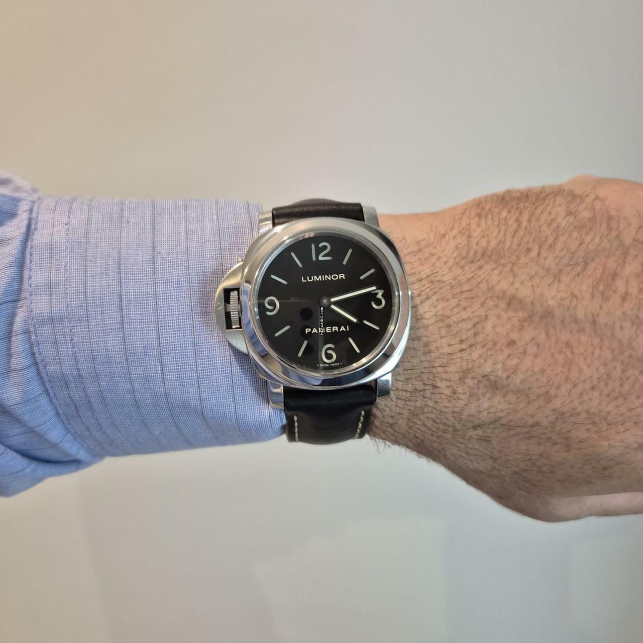 Thumbnail von Panerai Luminor Base Left-Hand Sandwich Dial 44mm Corda Completo