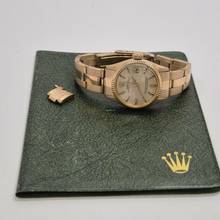 Thumbnail von Rolex Oyster Perpetual Lady Date Full Gold Vintage 26mm Completo