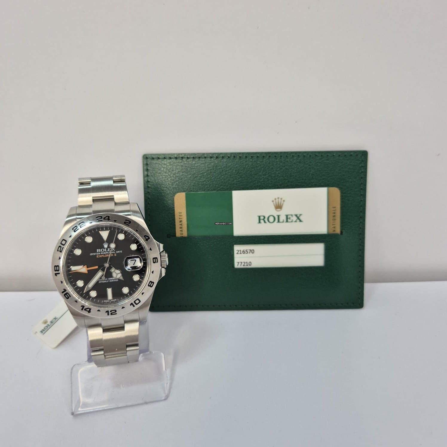 Thumbnail von Rolex Explorer II 42mm Black Automático Completo