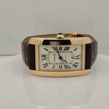 Thumbnail von Cartier Tank Américaine XL Ouro Rosé Automático 32x52mm Completo