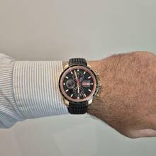 Thumbnail von Chopard Mille Miglia GTS Chrono Ouro Rosé 42.5mm Automático Completo