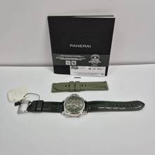 Thumbnail von Panerai Luminor 1950 Chrono Flyback 3 Days Green Dial 44mm Completo