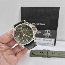 Thumbnail von Panerai Luminor 1950 Chrono Flyback 3 Days Green Dial 44mm Completo