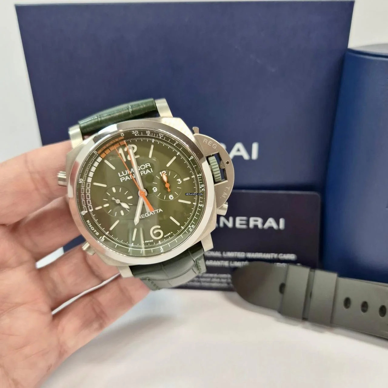  Panerai Luminor Regatta Chrono Flyback 47mm Automático Completo 