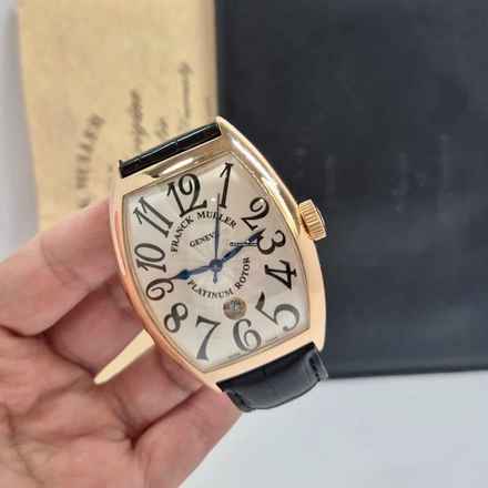  Franck Muller Casablanca Jumbo Ouro Rosé Automático Completo 