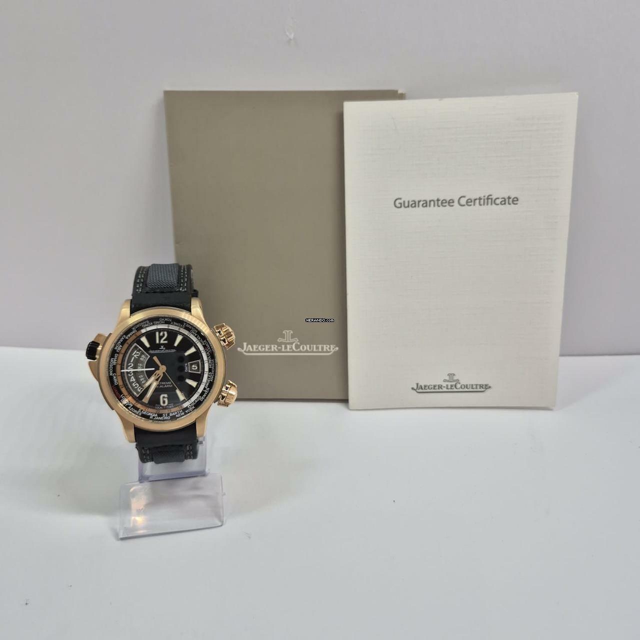 Thumbnail von Jaeger-LeCoultre Master Compressor World Timer Alarm Ouro Rosé 46mm Completo