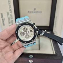 Thumbnail von Audemars Piguet Royal Oak Offshore Chronograph Rubberclad White 42mm Completo