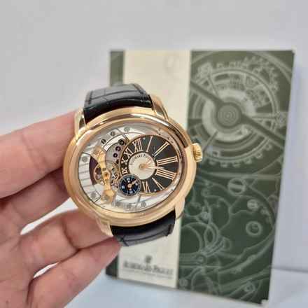  Audemars Piguet Millenary 4101 Ouro Rosé Skeleton 46mm Automát. Completo 