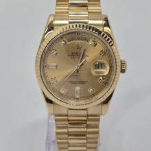 Thumbnail von Rolex Day-Date 36 Presidente Yellow Gold & Diamonds 36mm Completo