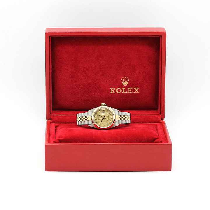  Rolex Lady-Datejust Stahl/Gold Ref :69173 Rolex Box von 1993 </h1> 