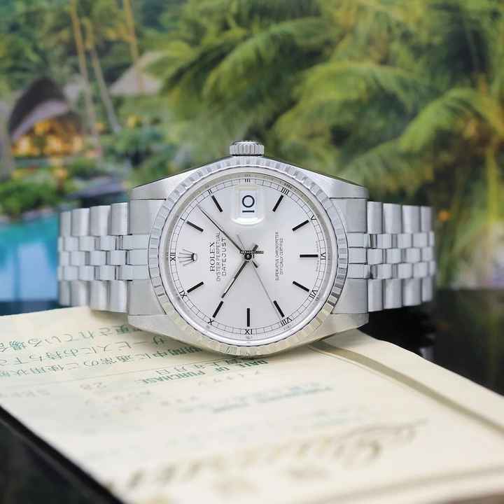  Rolex Datejust 36 Stahl Ref :16220 Rolex Box von 1990 </h1> 