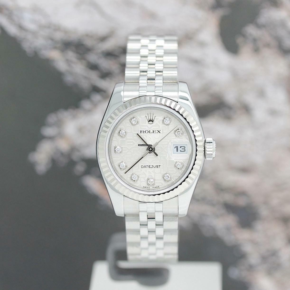 Thumbnail von Rolex Lady-Datejust Ref: 179174 mit Box von 2006 </h1>