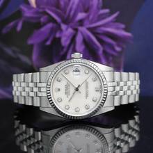 Thumbnail von Rolex Datejust 31 Medium Stahl/Weißgold Ref :68274 Box von 1998 </h1>
