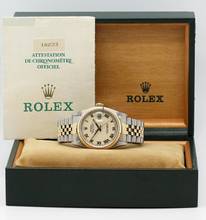Thumbnail von Rolex Datejust 36 Stahl/Gold Ref :16233 Rolex Box & Papiere von 1990 </h1>