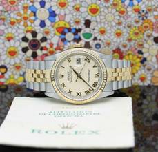 Thumbnail von Rolex Datejust 36 Stahl/Gold Ref :16233 Rolex Box & Papiere von 1990 </h1>