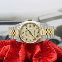 Thumbnail von Rolex Datejust 36 Stahl/Gold Ref :16233 Rolex Box & Papiere von 1990 </h1>