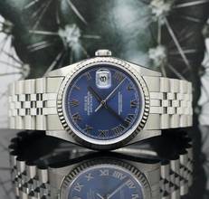 Thumbnail von Rolex Datejust 36 Stahl Ref :16234 Rolex Box & Papiere von 2001 </h1>