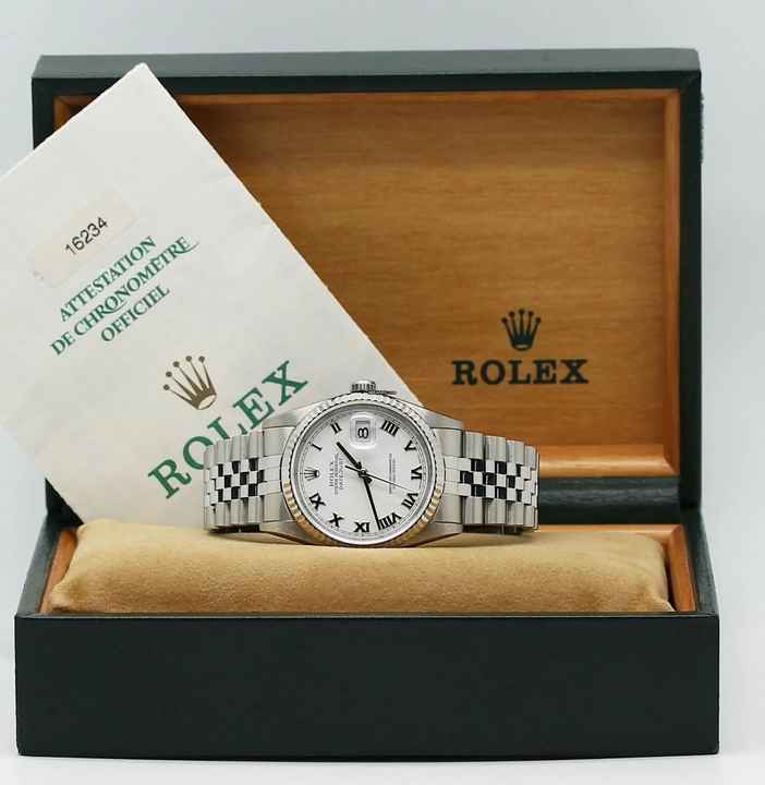  Rolex Datejust 36 Stahl Ref :16234 Rolex Box & Papiere von 1998 </h1> 