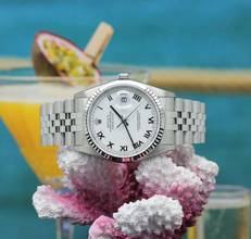 Thumbnail von Rolex Datejust 36 Stahl Ref :16234 Rolex Box & Papiere von 1998 </h1>