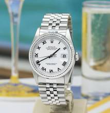 Thumbnail von Rolex Datejust 36 Stahl Ref :16234 Rolex Box & Papiere von 1998 </h1>