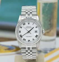 Thumbnail von Rolex Datejust 36 Stahl Ref :16234 Rolex Box & Papiere von 1998 </h1>