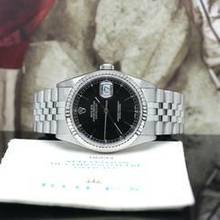 Thumbnail von Rolex Datejust 36 Stahl Ref :16234 Rolex Box & Papiere von 2002 </h1>