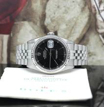 Thumbnail von Rolex Datejust 36 Stahl Ref :16234 Rolex Box & Papiere von 2002 </h1>