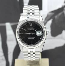 Thumbnail von Rolex Datejust 36 Stahl Ref :16234 Rolex Box & Papiere von 2002 </h1>