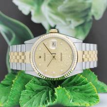 Thumbnail von Rolex Datejust 36 Stahl/Gold Ref :16233 Rolex Box & Papiere von 1993 </h1>