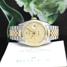 Thumbnail von Rolex Datejust 36 Stahl/Gold Ref :16233 Rolex Box & Papiere von 1993 </h1>