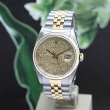 Thumbnail von Rolex Datejust 36 Stahl/Gold Ref :16233 Rolex Box & Papiere von 1993 </h1>
