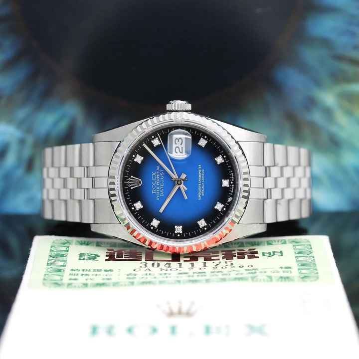  Rolex Datejust 36 Stahl Ref :16234 Rolex Box & Papiere von 1993 </h1> 