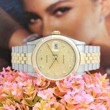 Thumbnail von Rolex Datejust 36 Stahl/Gold Ref :16233 Rolex Box & Papiere von 1997 </h1>