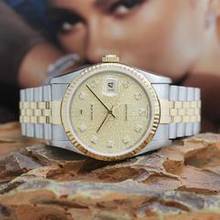 Thumbnail von Rolex Datejust 36 Stahl/Gold Ref :16233 Rolex Box & Papiere von 1997 </h1>