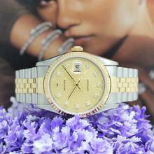 Thumbnail von Rolex Datejust 36 Stahl/Gold Ref :16233 Rolex Box & Papiere von 1997 </h1>