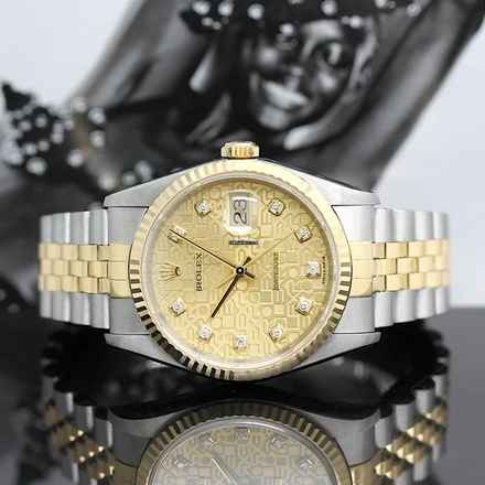  Rolex Datejust 36 Stahl/Gold Ref :16233 Rolex Box & Papiere von 1997 </h1> 