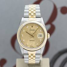 Thumbnail von Rolex Datejust 36 Stahl/Gold Ref :16233 Rolex Box & Papiere von 1997 </h1>
