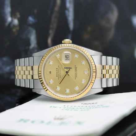  Rolex Datejust 36 Stahl/Gold Ref :16233 Rolex Box & Papiere von 1996 </h1> 