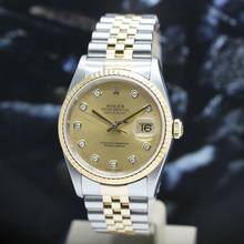 Thumbnail von Rolex Datejust 36 Stahl/Gold Ref :16233 Rolex Box & Papiere von 1996 </h1>
