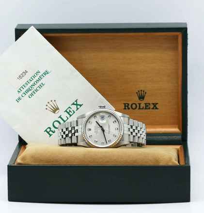  Rolex Datejust 36 Stahl Ref :16234 Rolex Box & Papiere von 1999 </h1> 