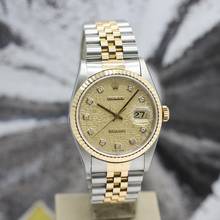 Thumbnail von Rolex Datejust 36 Stahl/Gold Ref :16233 Rolex Box & Papiere von 1999 </h1>