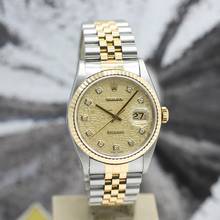 Thumbnail von Rolex Datejust 36 Stahl/Gold Ref :16233 Rolex Box & Papiere von 1999 </h1>