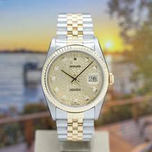 Thumbnail von Rolex Datejust 36 Stahl/Gold Ref :16233 Rolex Box & Papiere von 2002 </h1>