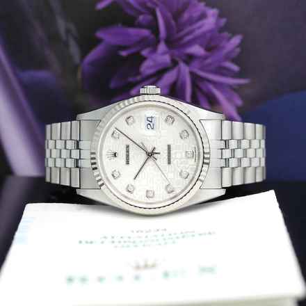 Rolex Datejust 36 Stahl Ref :16234 Rolex Box & Papiere von 2002 </h1> 