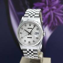 Thumbnail von Rolex Datejust 36 Stahl Ref :16234 Rolex Box & Papiere von 2002 </h1>
